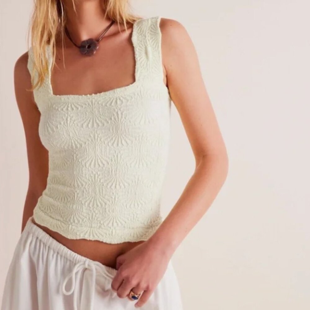 Free People Intimately Love Letter Cami Ivory XS/S